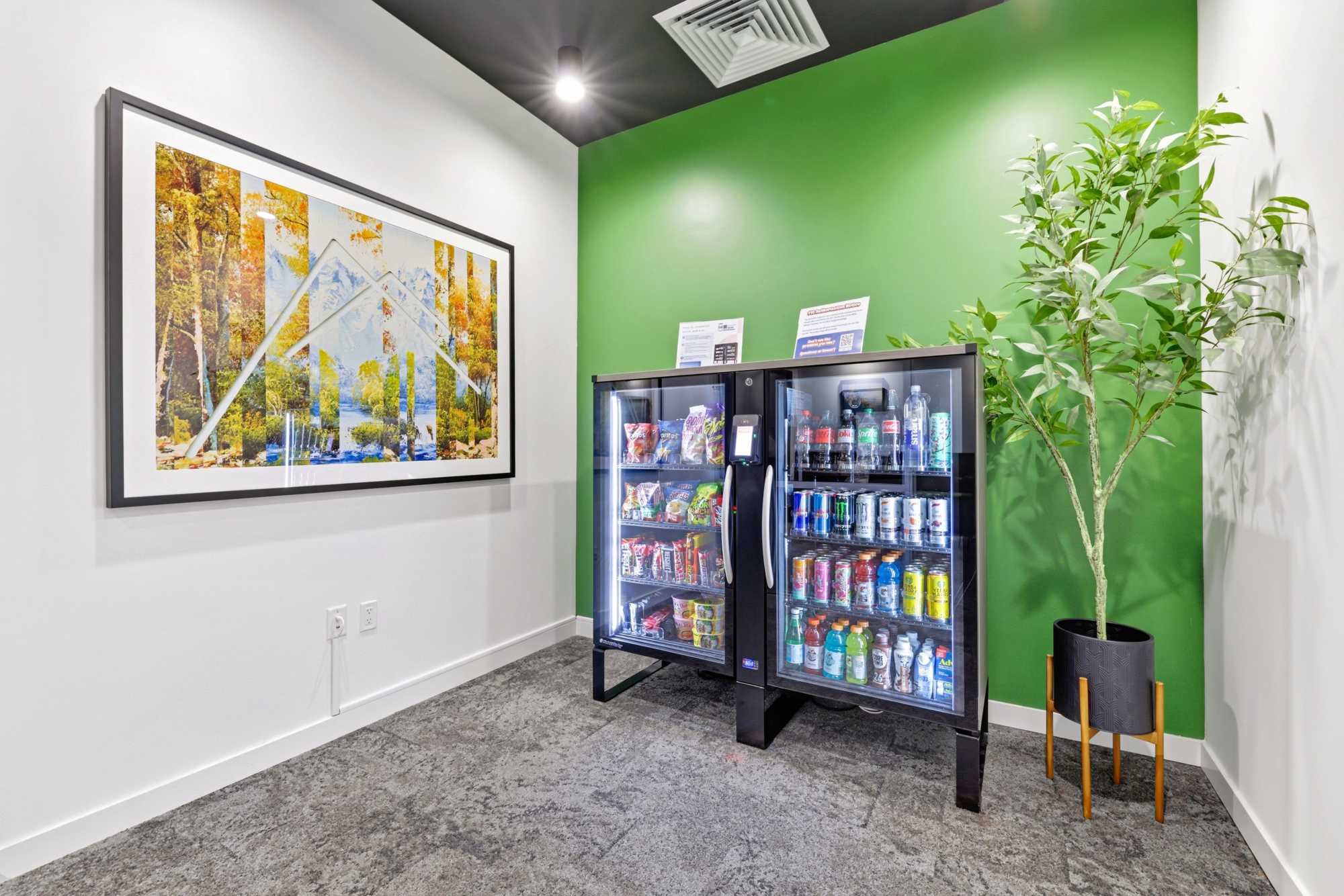 Clubhouse Vending Machine at Radiate in Redmond, Washington
