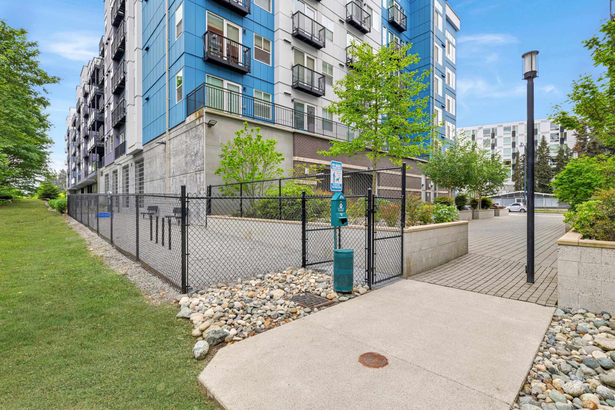 Dog Run Entrance at Radiate in Redmond, Washington