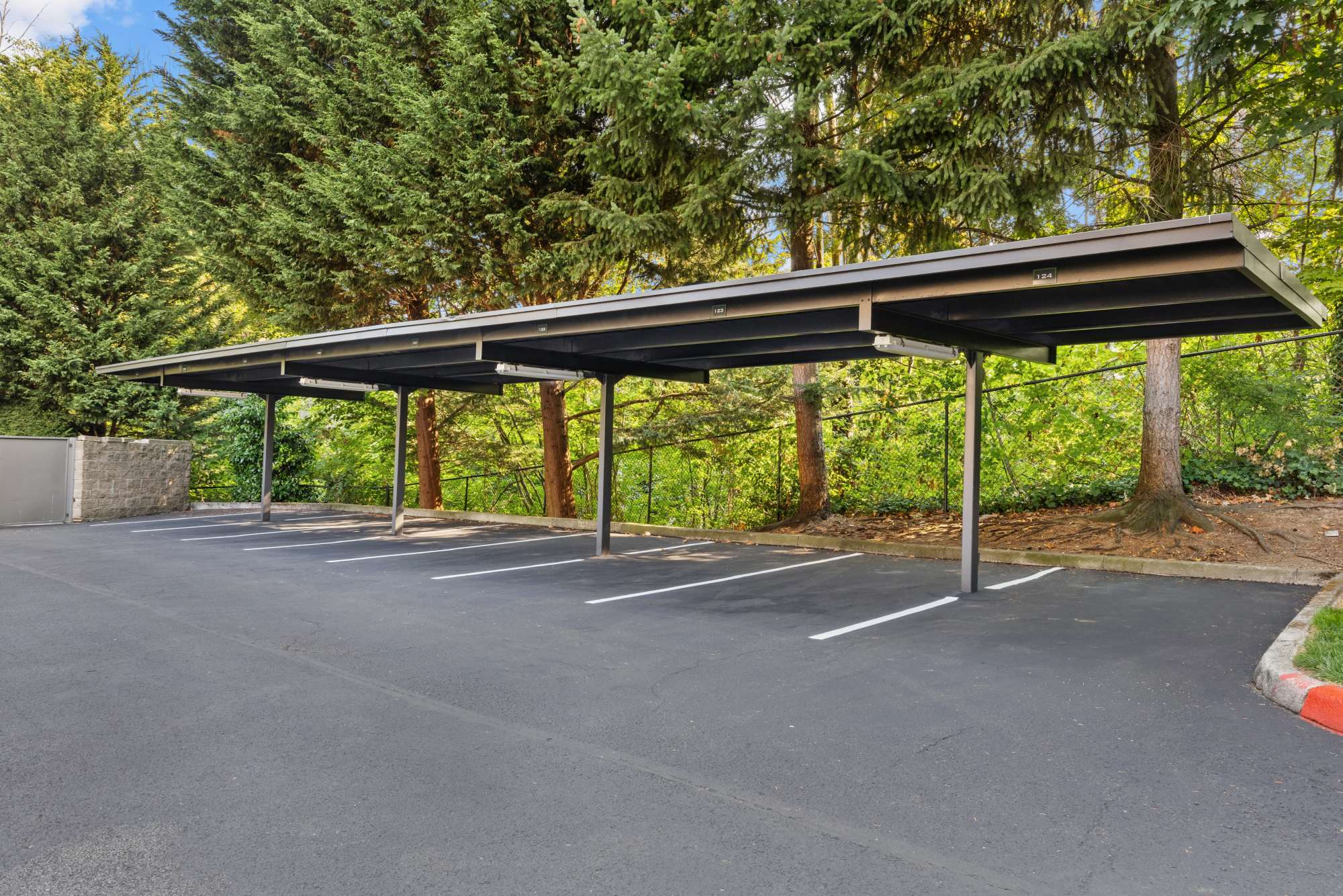 Carports at HighGrove Apartments in Everett, Washington