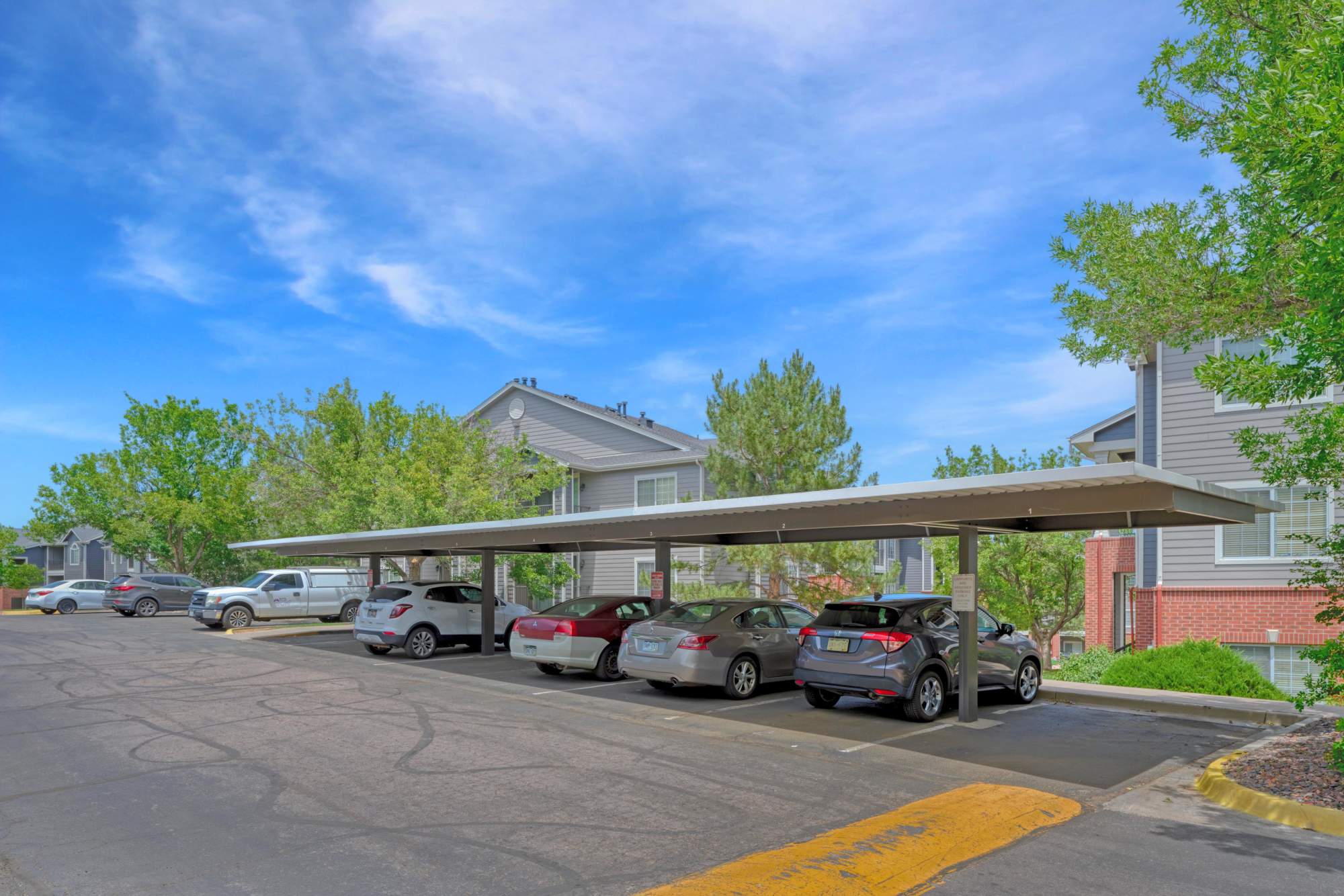 Carports Available at Skyecrest Apartments in Lakewood, Colorado