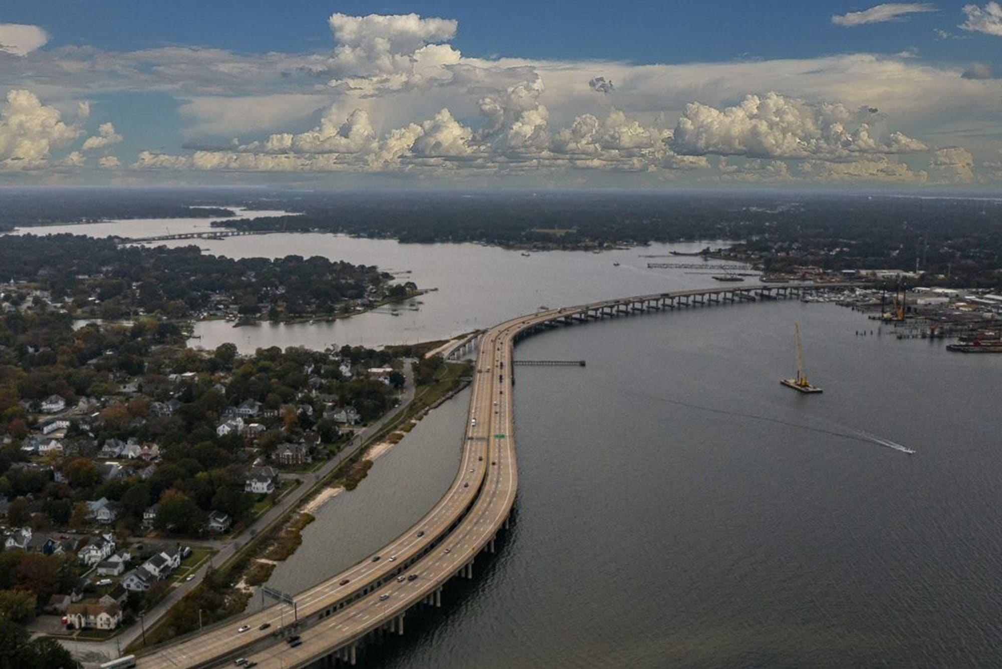 Aerial View of Chesapeake at Chesapeake Pointe in Chesapeake, Virginia