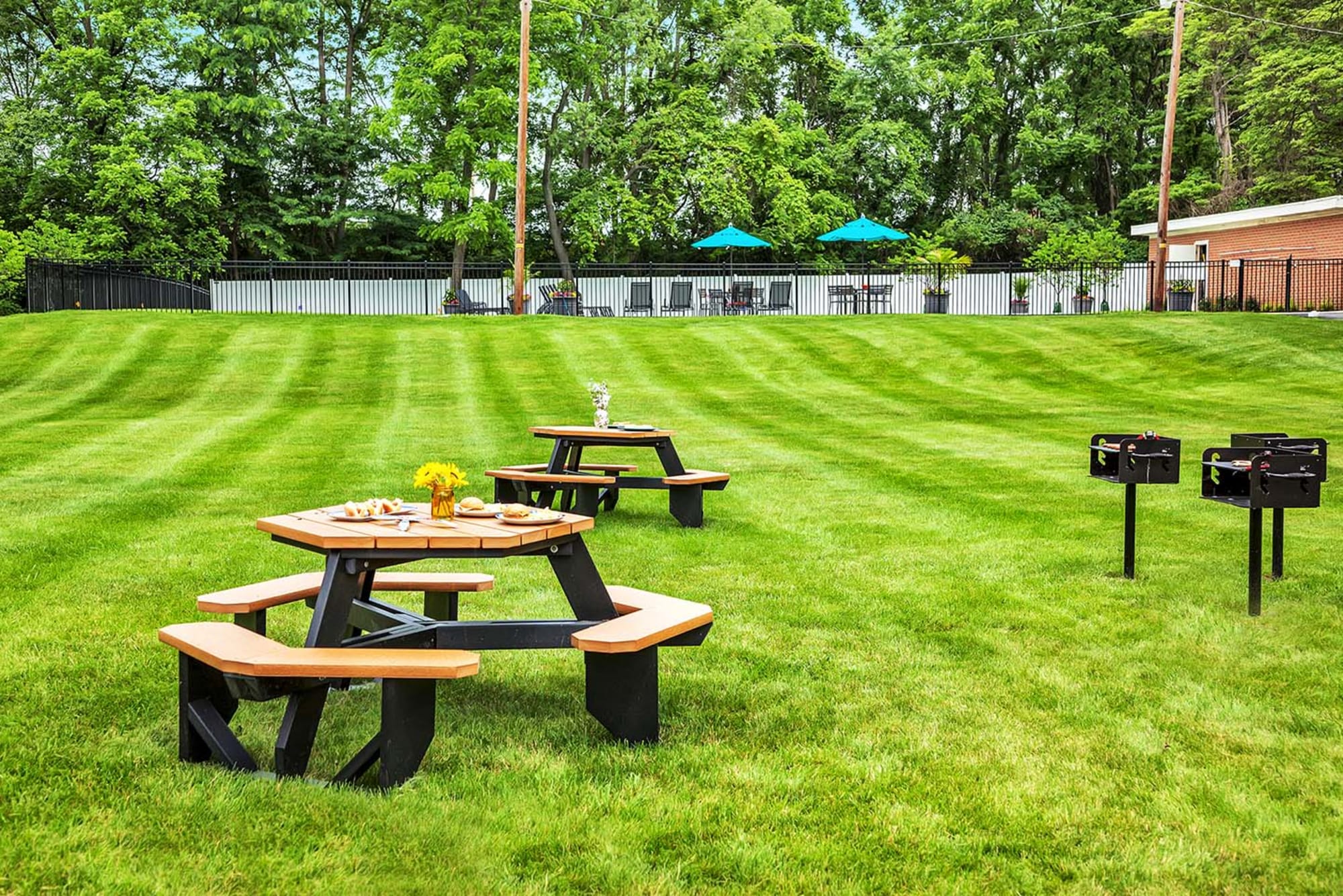 grilling at Valley Park in Bethlehem, Pennsylvania