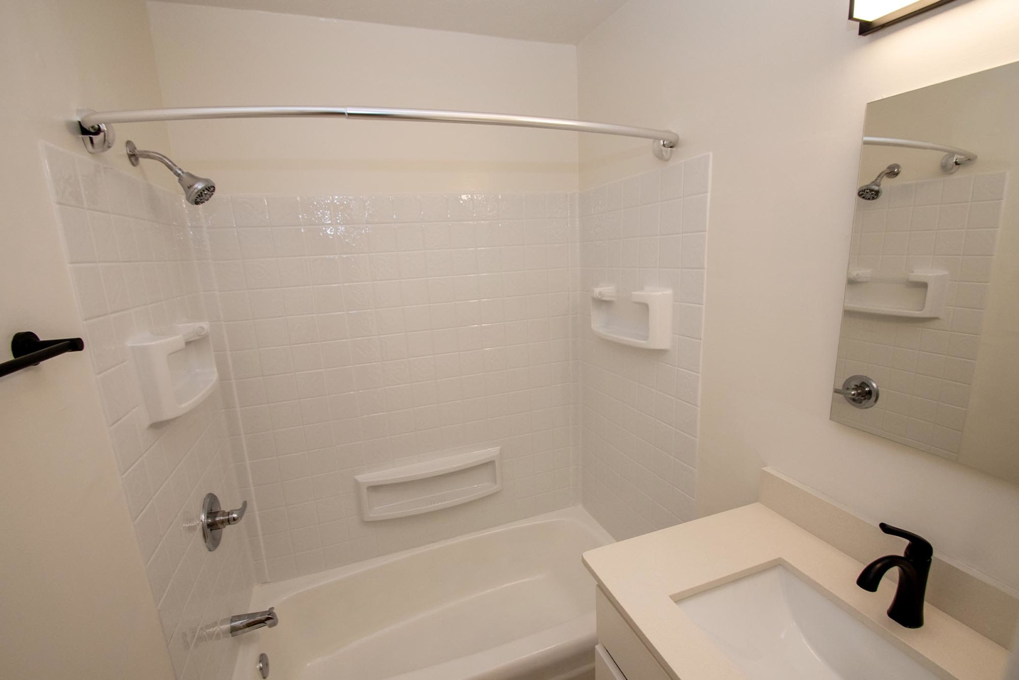 Renovated bathroom at Pointe at Northern Woods in Columbus, Ohio