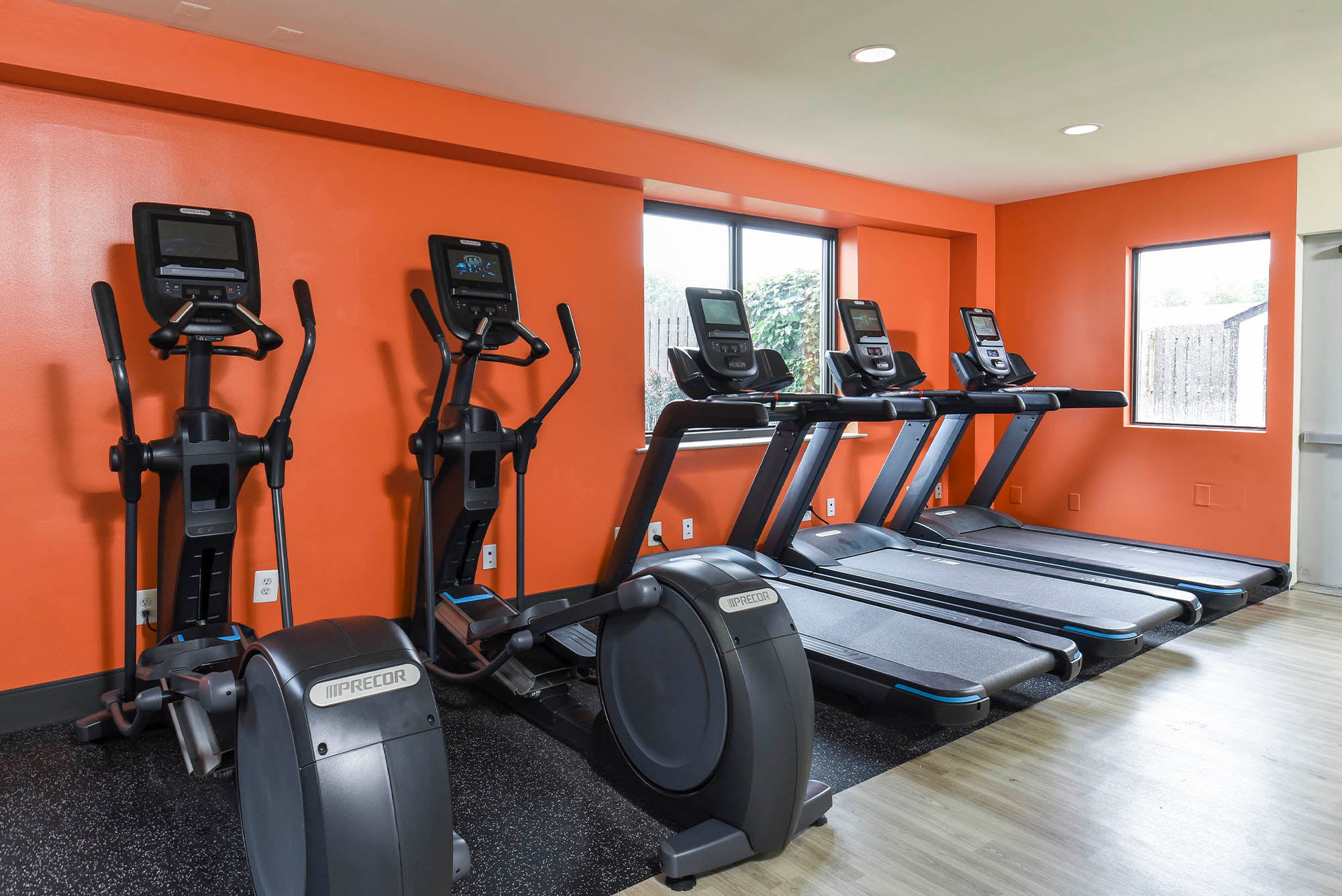 fitness center at The Addison in North Wales, Pennsylvania