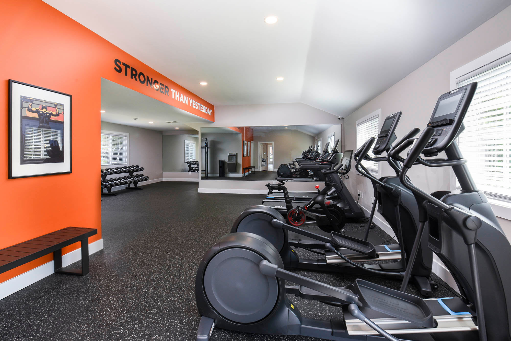 fitness center at Parc at West Point in North Wales, Pennsylvania