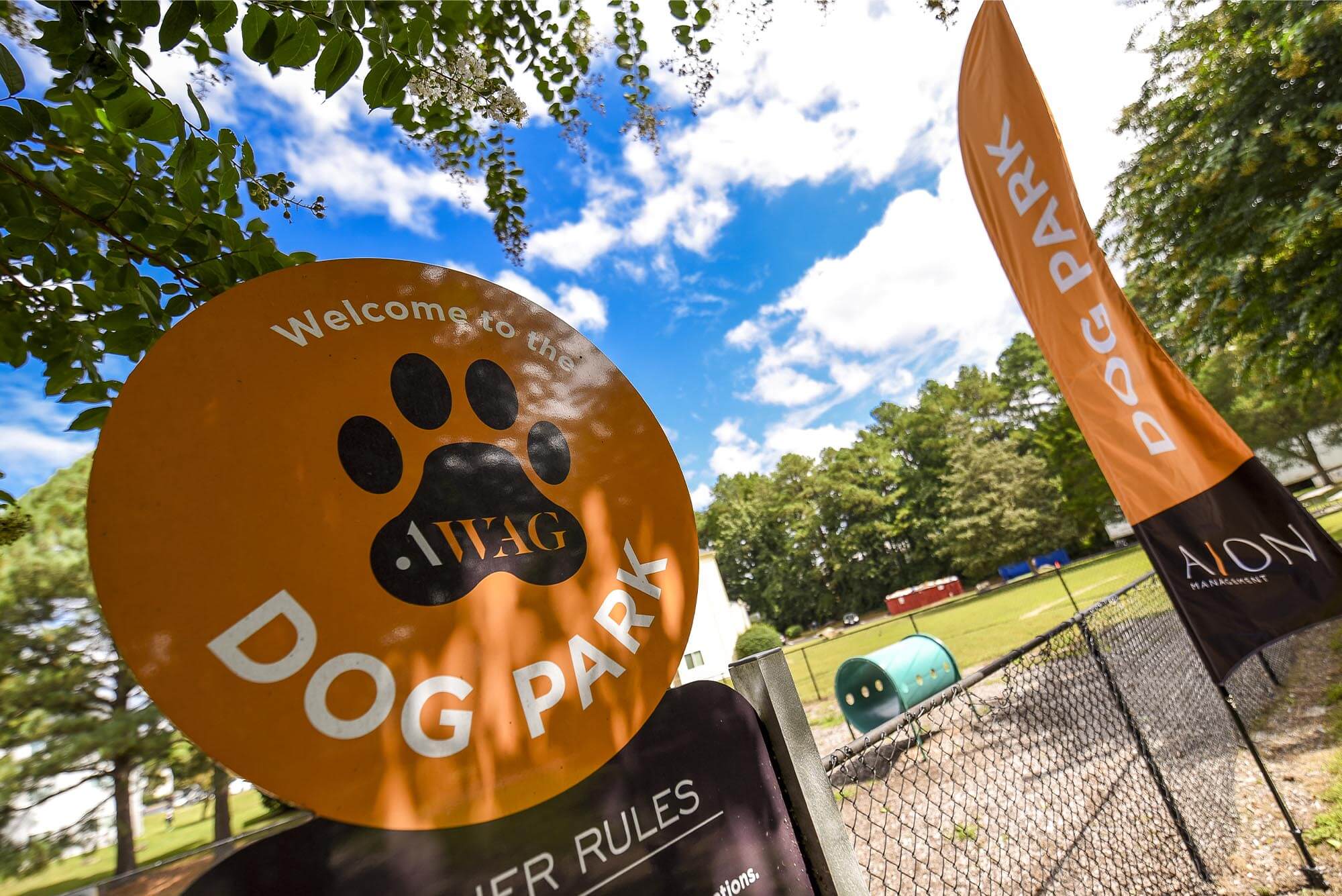 dog park at Chesterfield Flats, North Chesterfield, Virginia