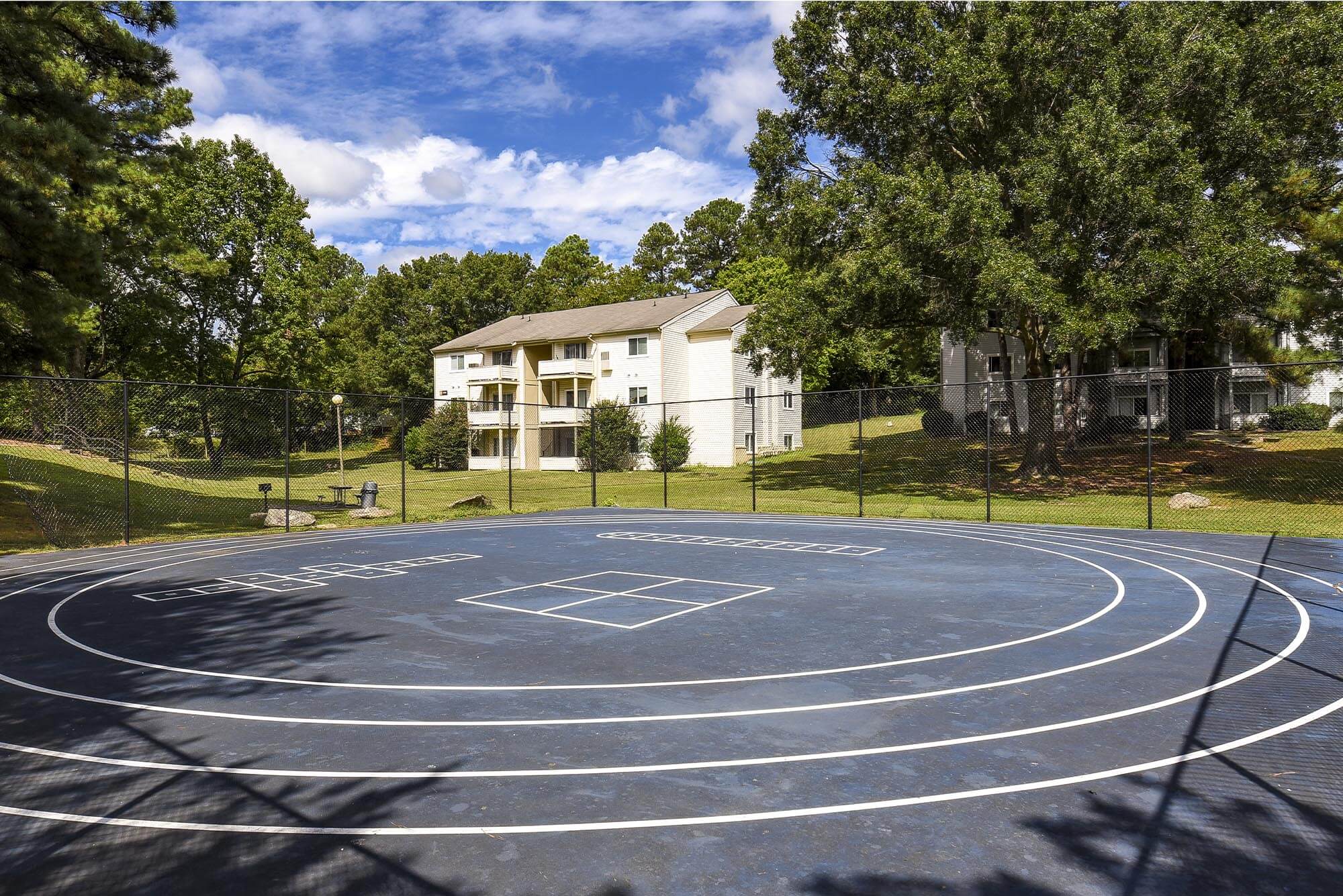 ball court at Chesterfield Flats, North Chesterfield, Virginia
