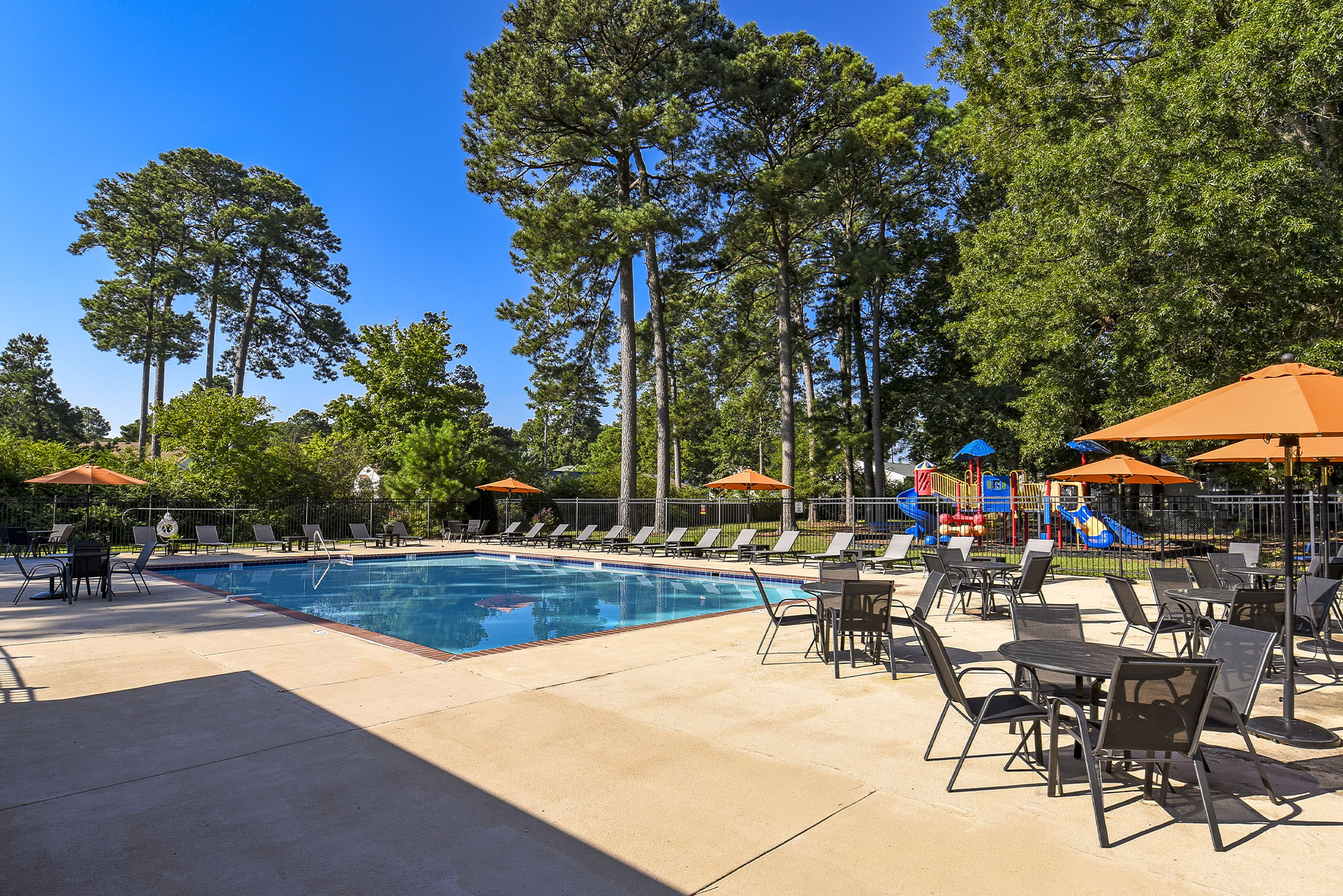 Resort style Pool and Playground at Chesapeake Pointe in Chesapeake, Virginia