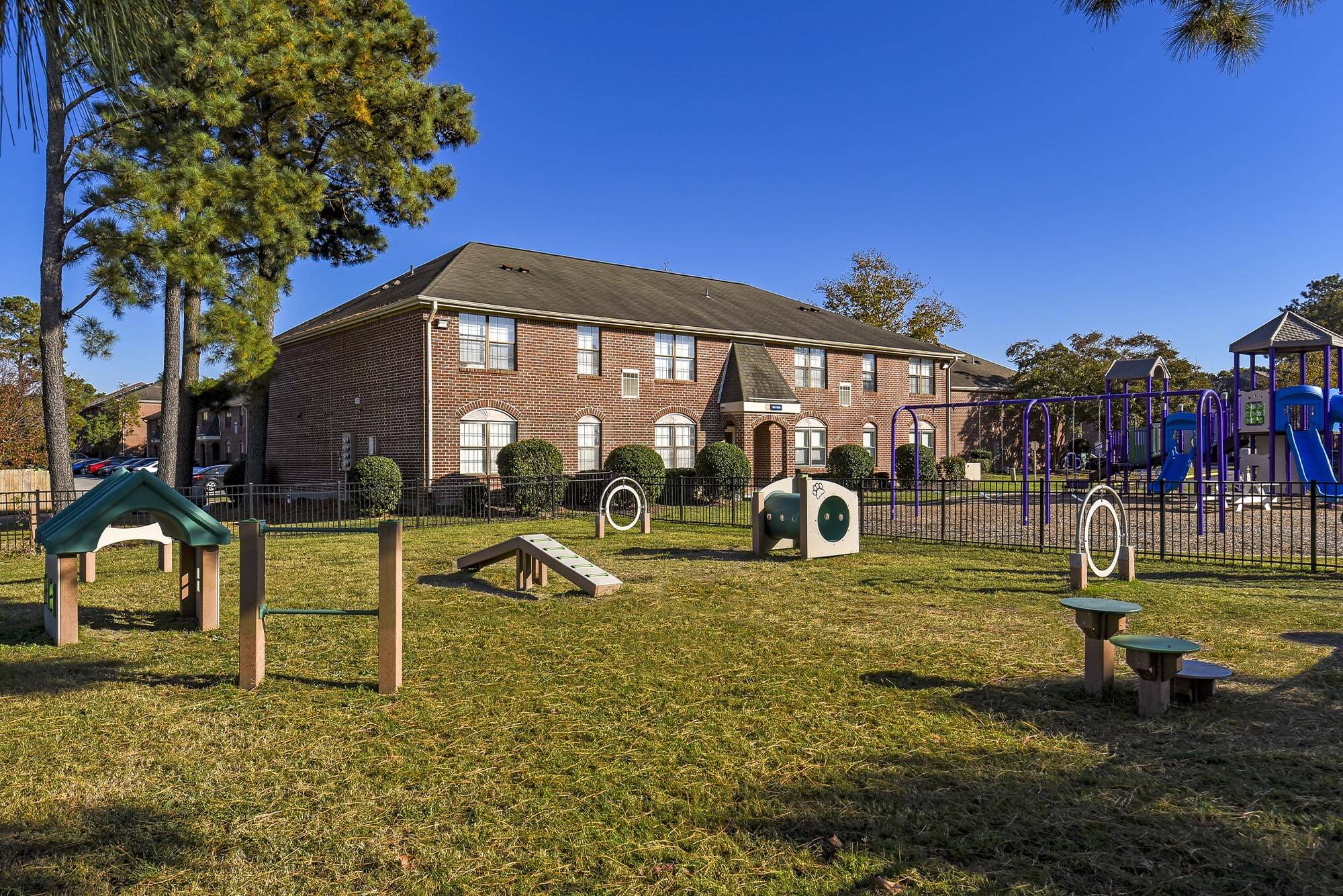 bark park at Reserves at Tidewater in Norfolk, Virginia