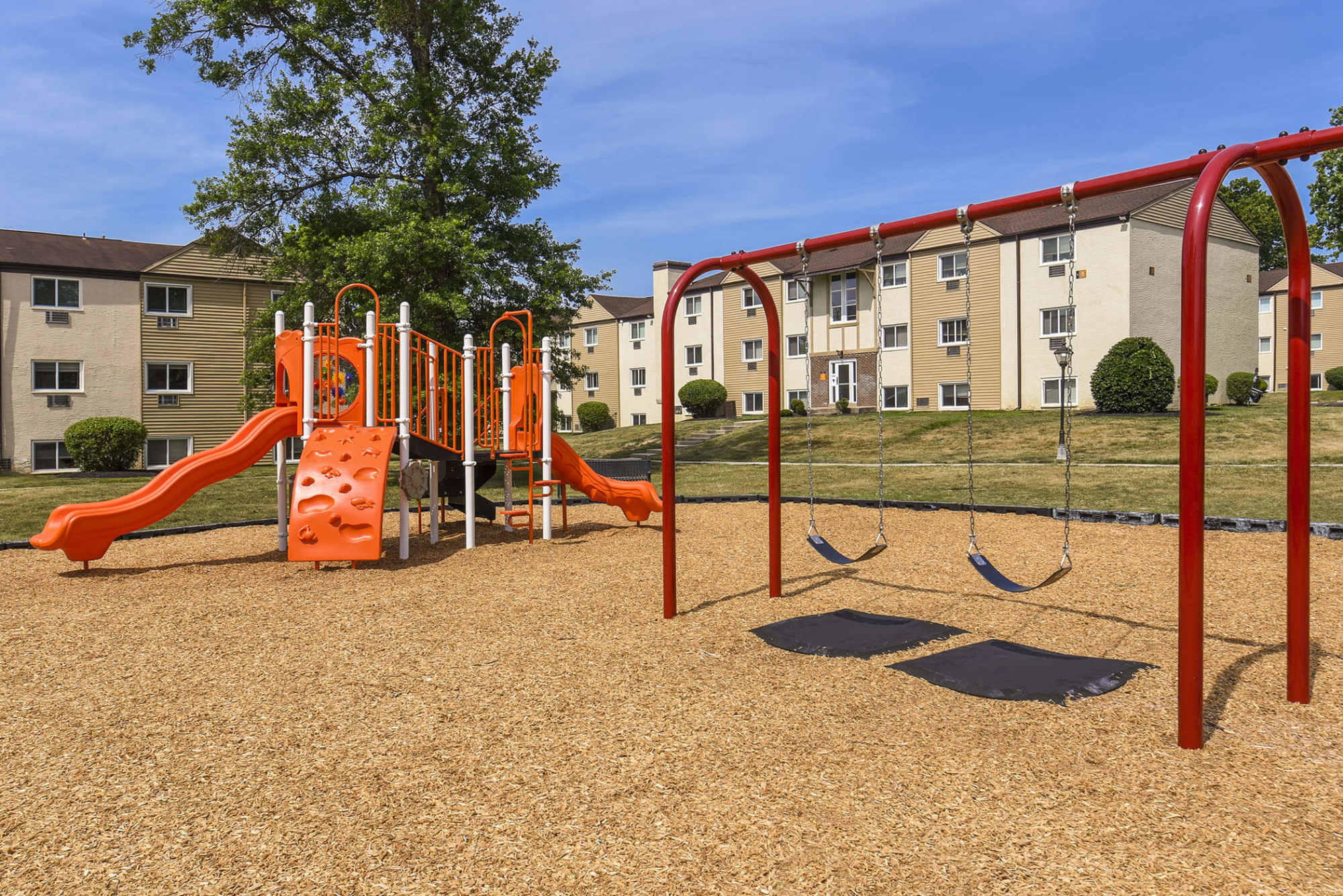 Playground at The Addison in North Wales, Pennsylvania