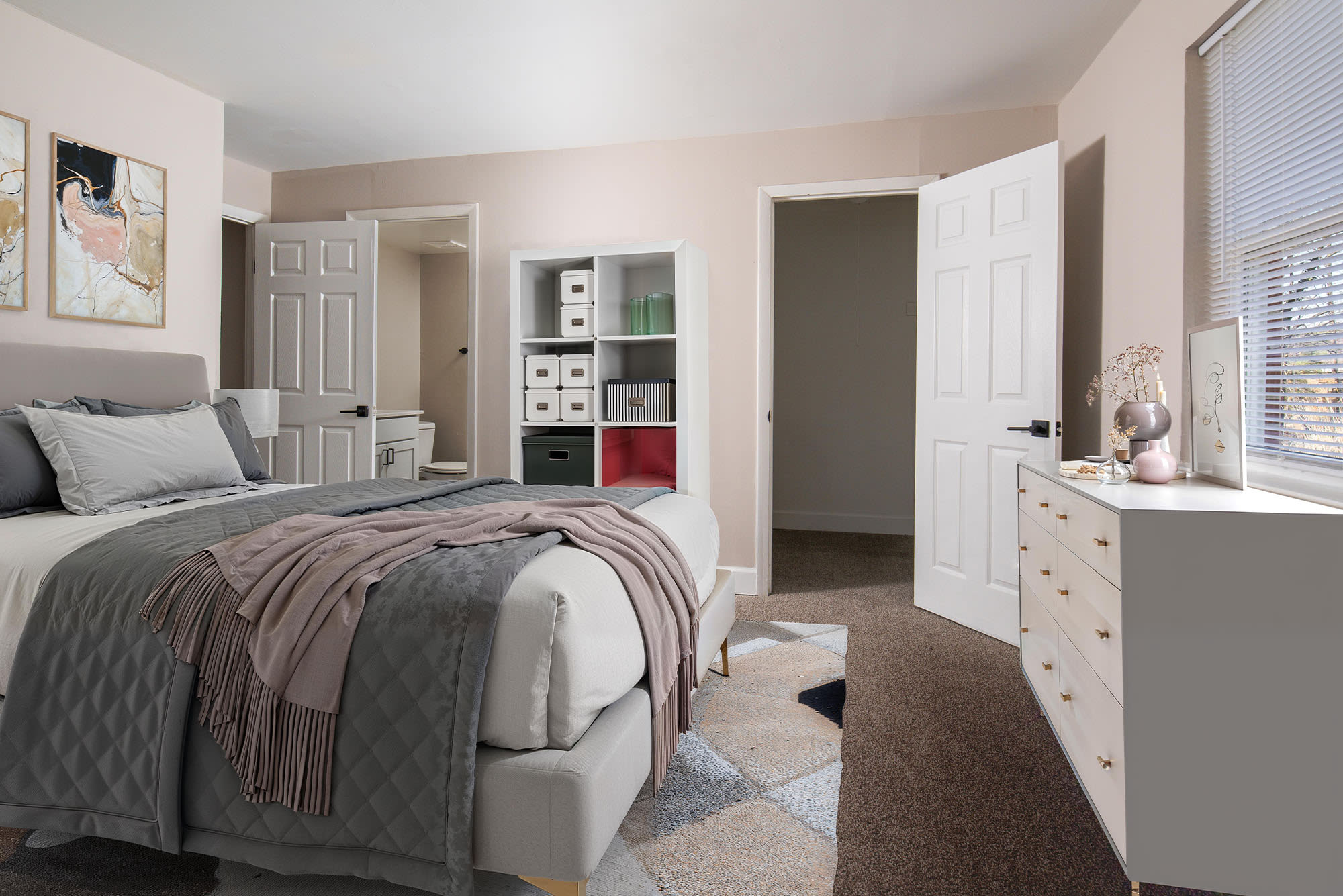 bedroom at The Woodlands in Belleville, New Jersey