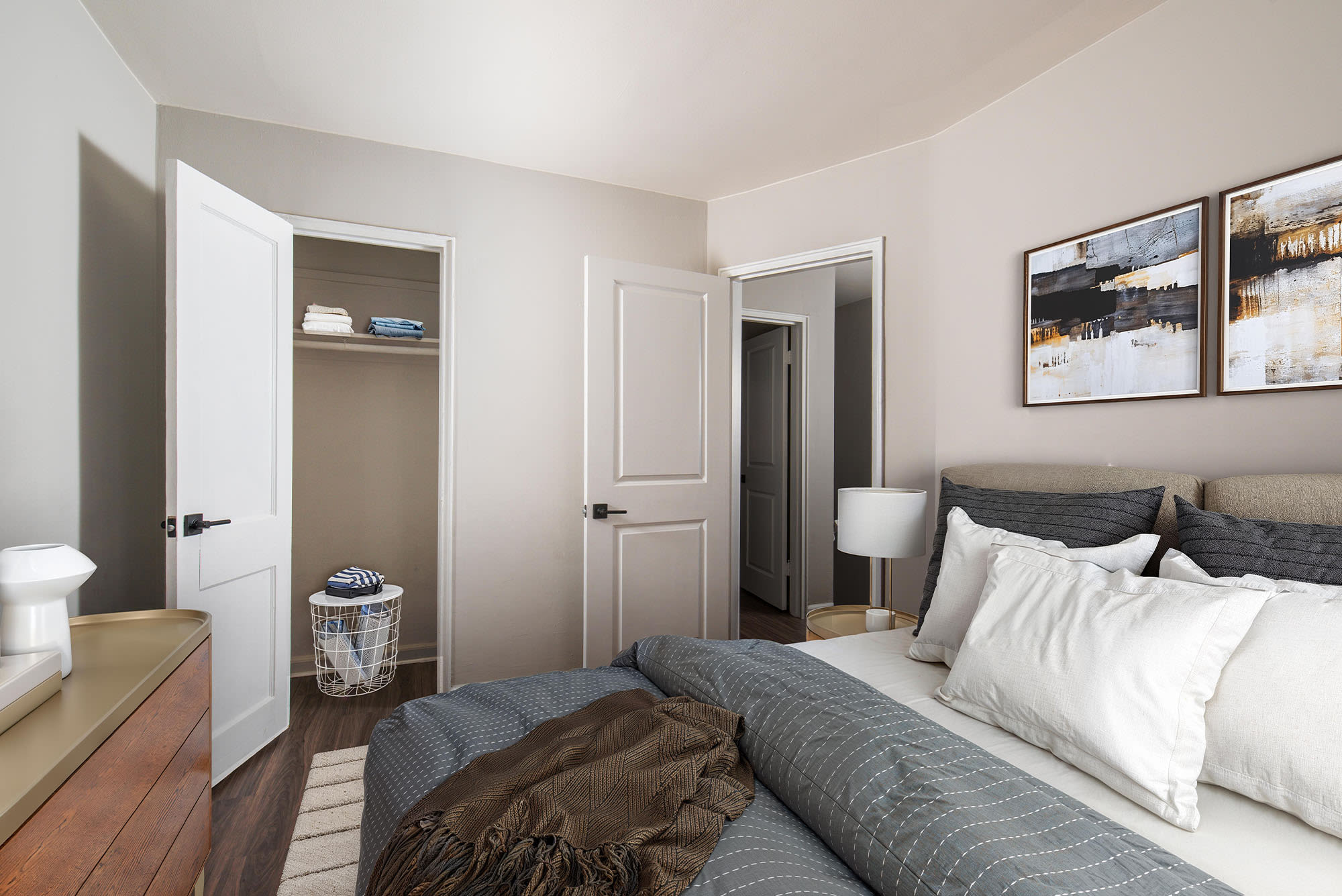 bedroom at The Woodlands in Belleville, New Jersey