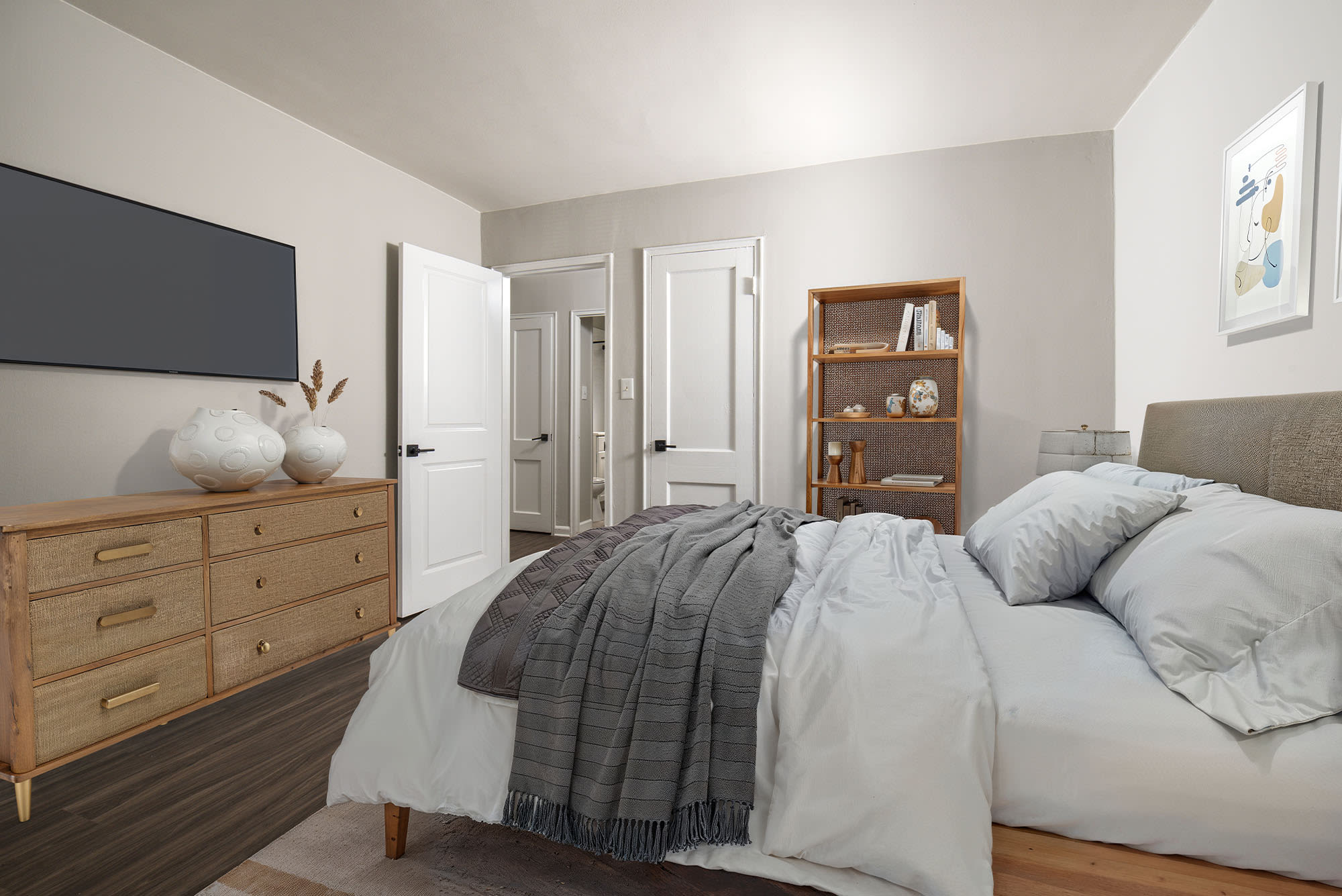 bedroom at The Woodlands in Belleville, New Jersey