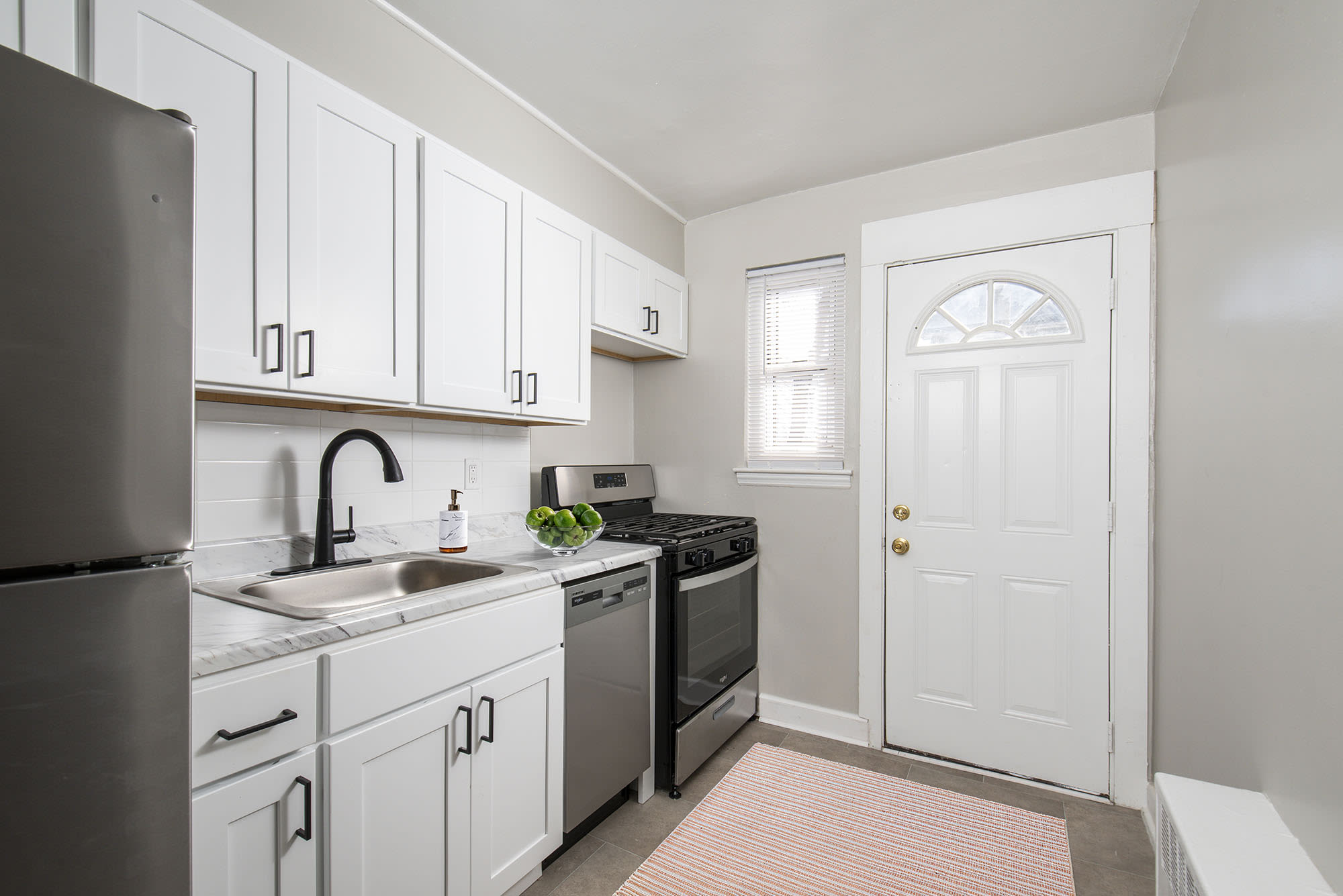 Modern Apartment Kitchen at The Woodlands in Belleville, New Jersey
