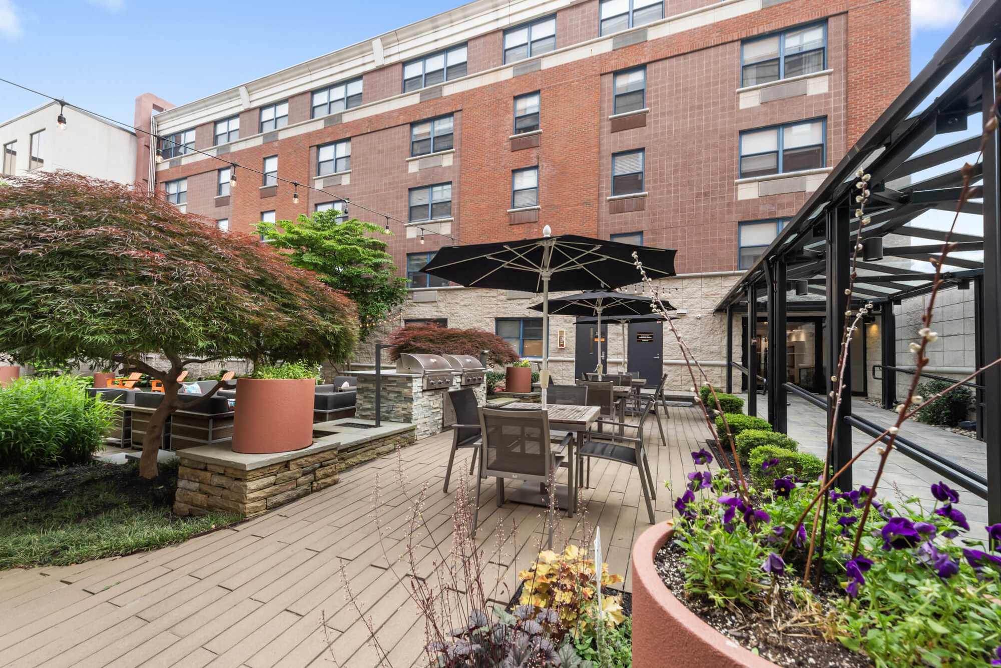 Courtyard at The Monroe in Morristown, New Jersey