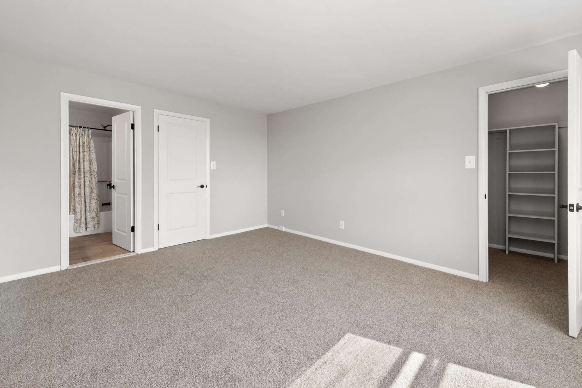 renovated bedroom at Greenspring in York, Pennsylvania