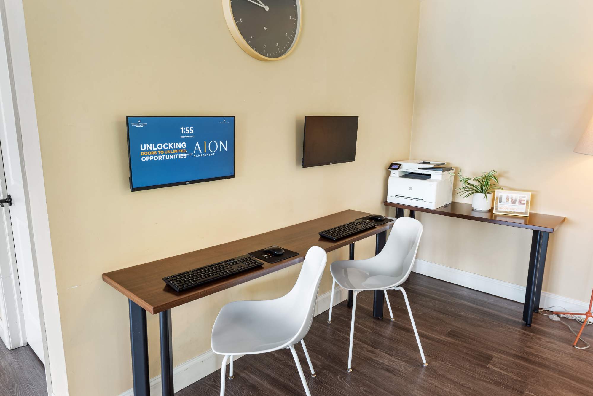 business and printing stations at Greenspring in York, Pennsylvania
