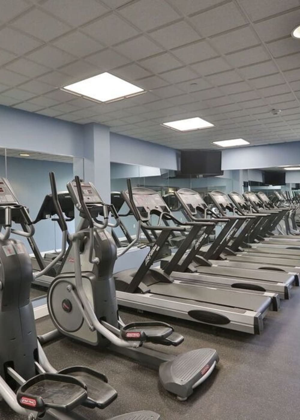 Fitness center at Parc at Cherry Hill in Cherry Hill, New Jersey