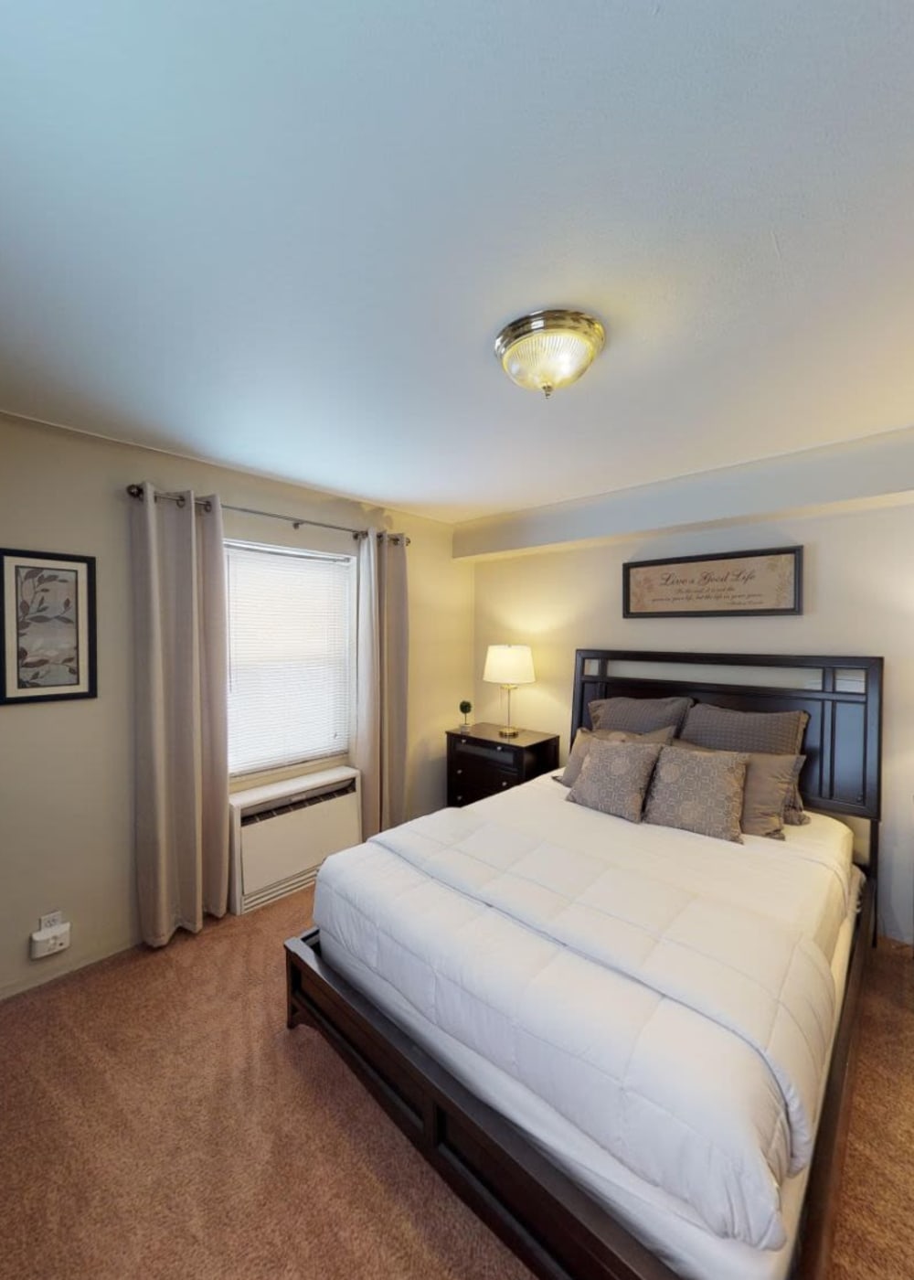 Bedroom at Rugby Square Apartments in Syracuse, New York