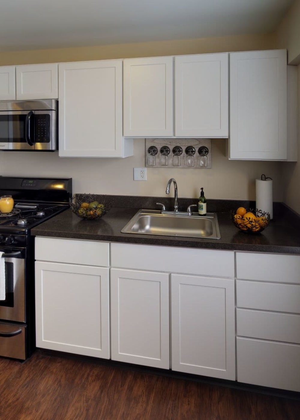 Kitchen at Rugby Square Apartments in Syracuse, New York