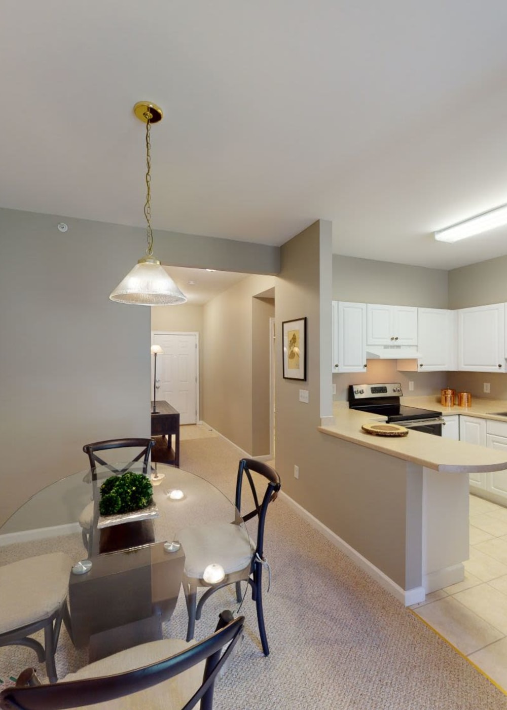 Kitchen and Dining Room at Park Lane Apartments in Depew, New York