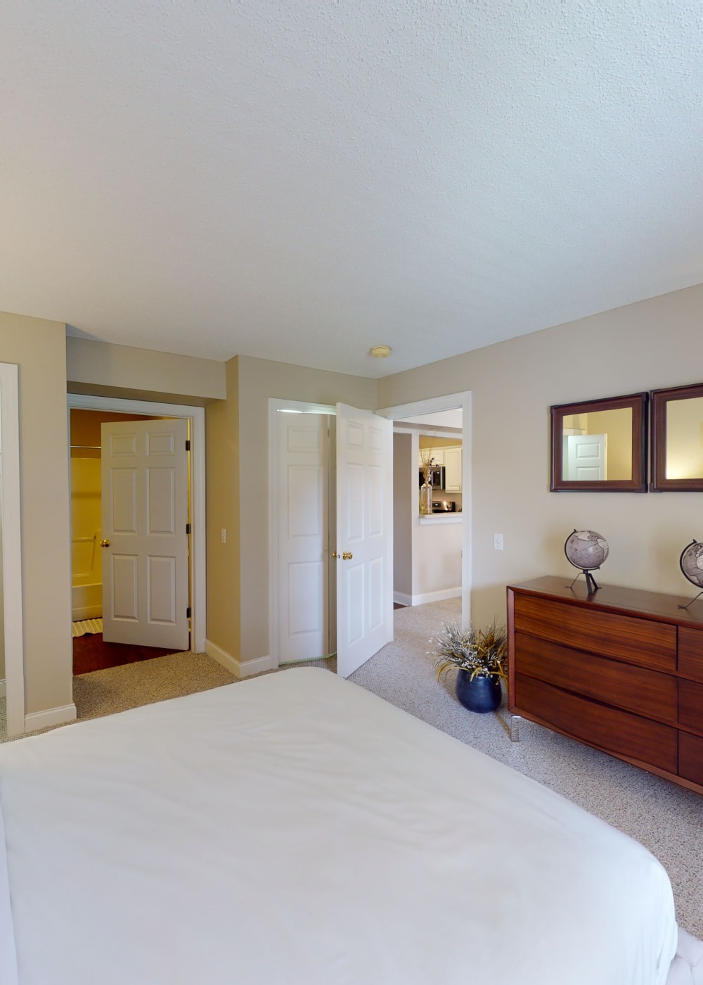 Bedroom at Brookhaven Apartments in Lancaster, New York