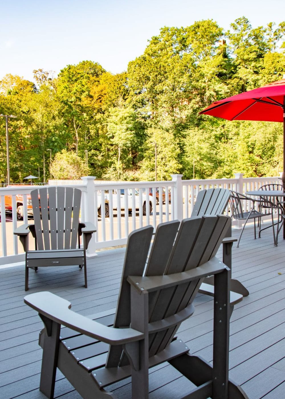 Fun chairs at The Falls at 124 Water in Leominster, Massachusetts