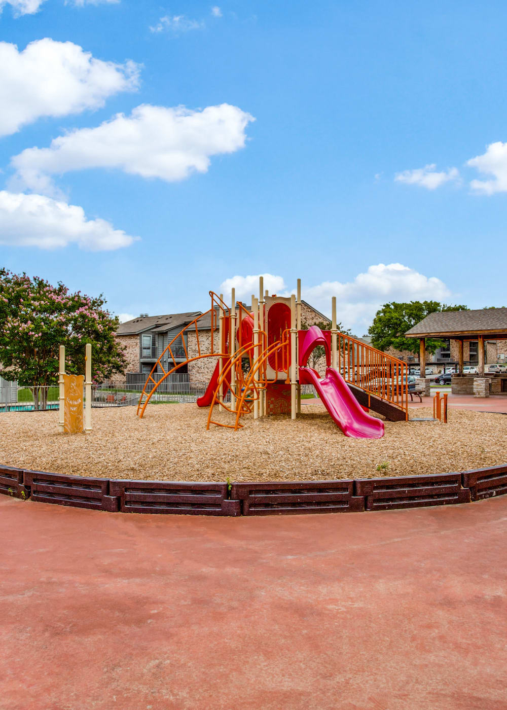 Nice playground at Barrett Apartment Homes in Garland, Texas