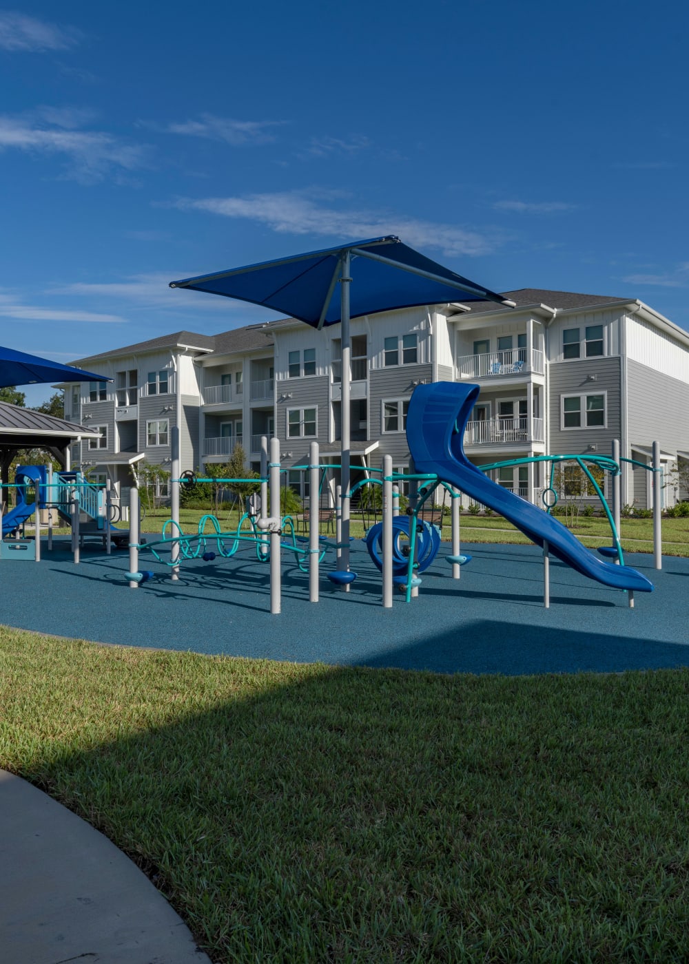 The on-site playground at Sentosa Riverview in Riverview, Florida