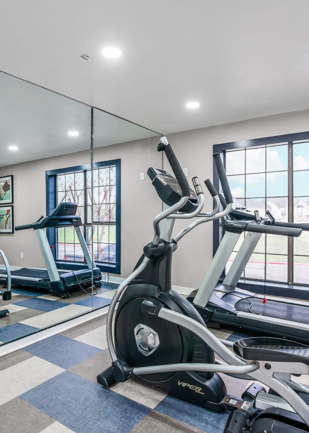 Fitness Center Cardio Equipment at Fiona Apartment Homes in Irving, Texas