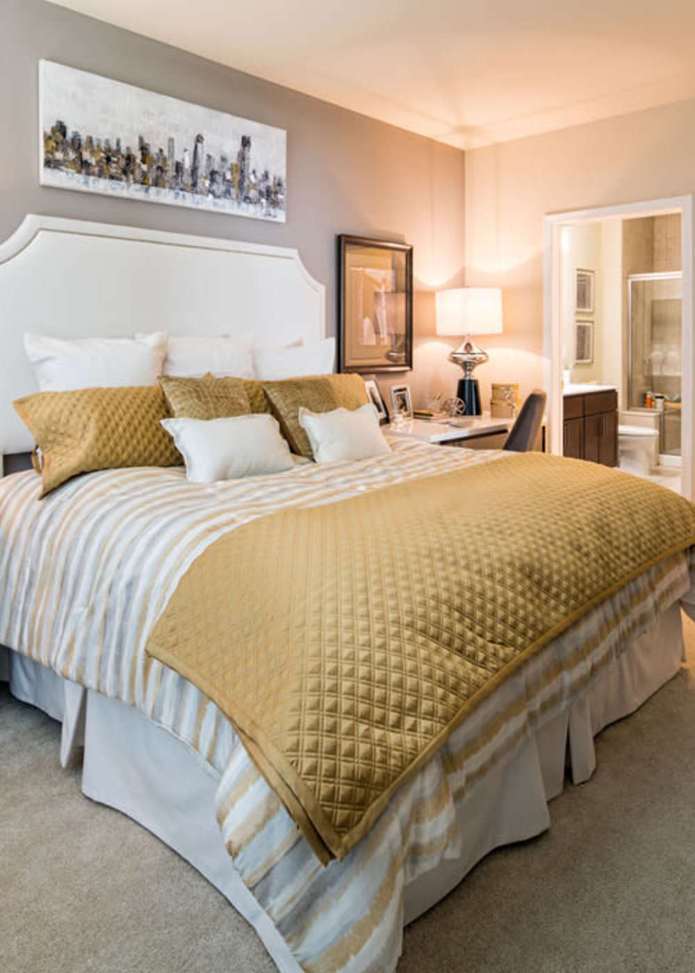 Bedroom at Tempo | The Residences At Evergreen Walk in South Windsor, Connecticut