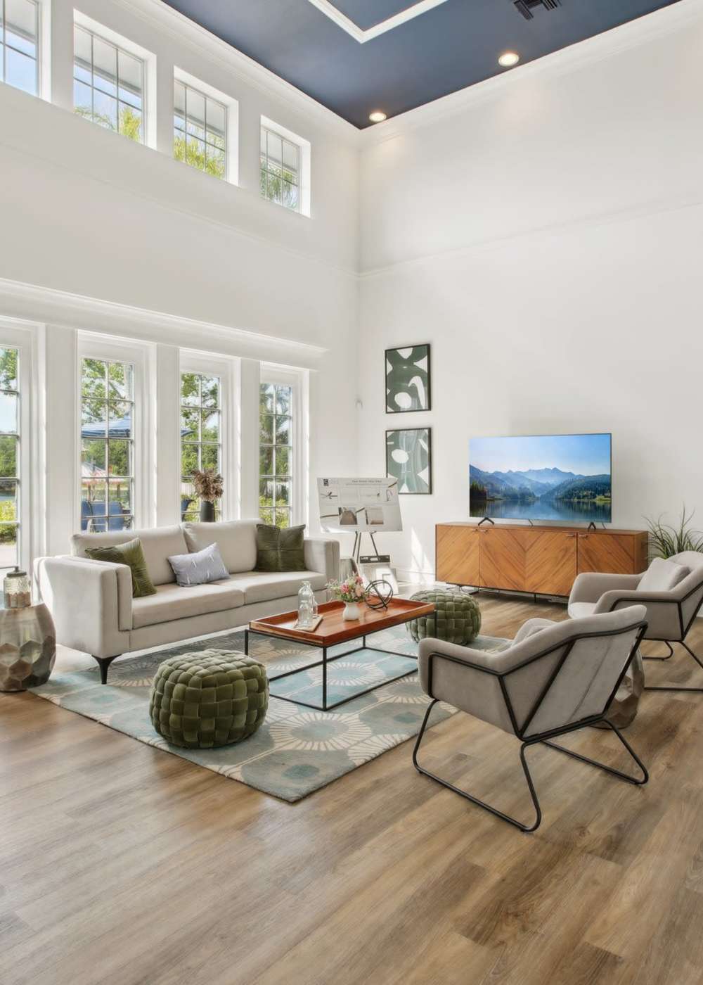 Inside the clubhouse at Sole at Citrus Park in Tampa, Florida