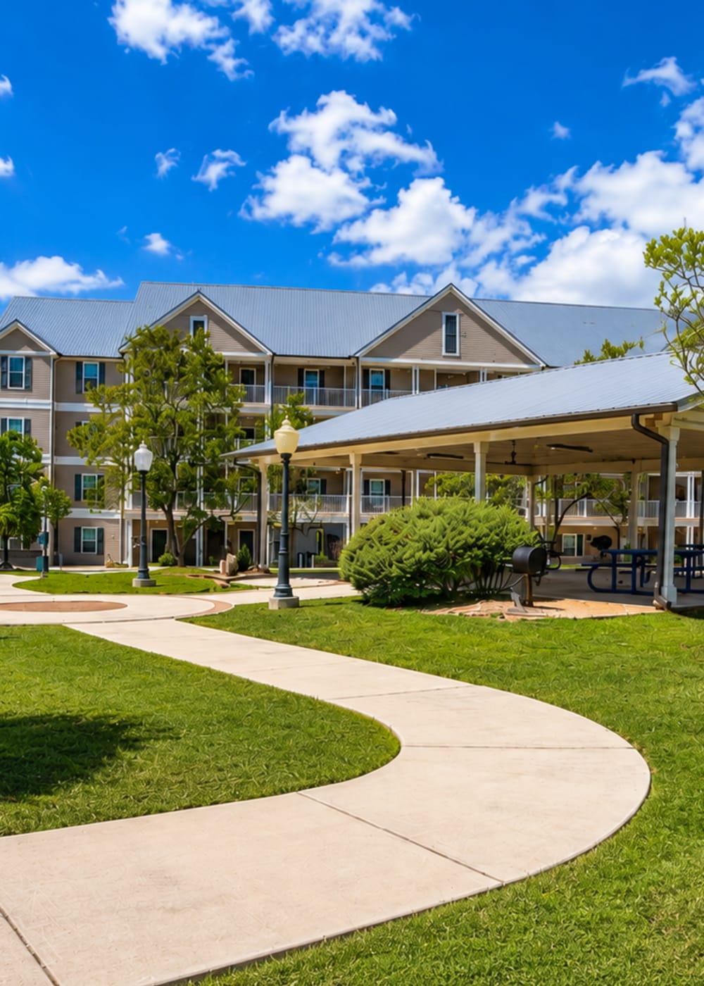 Community exterior view at The April in Canyon Lake, Texas