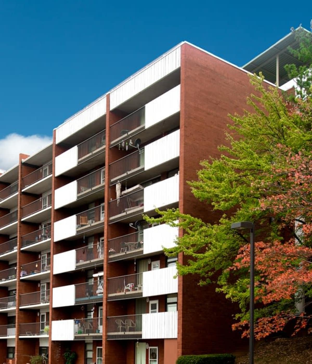 On-site laundry at Mountainview Tower