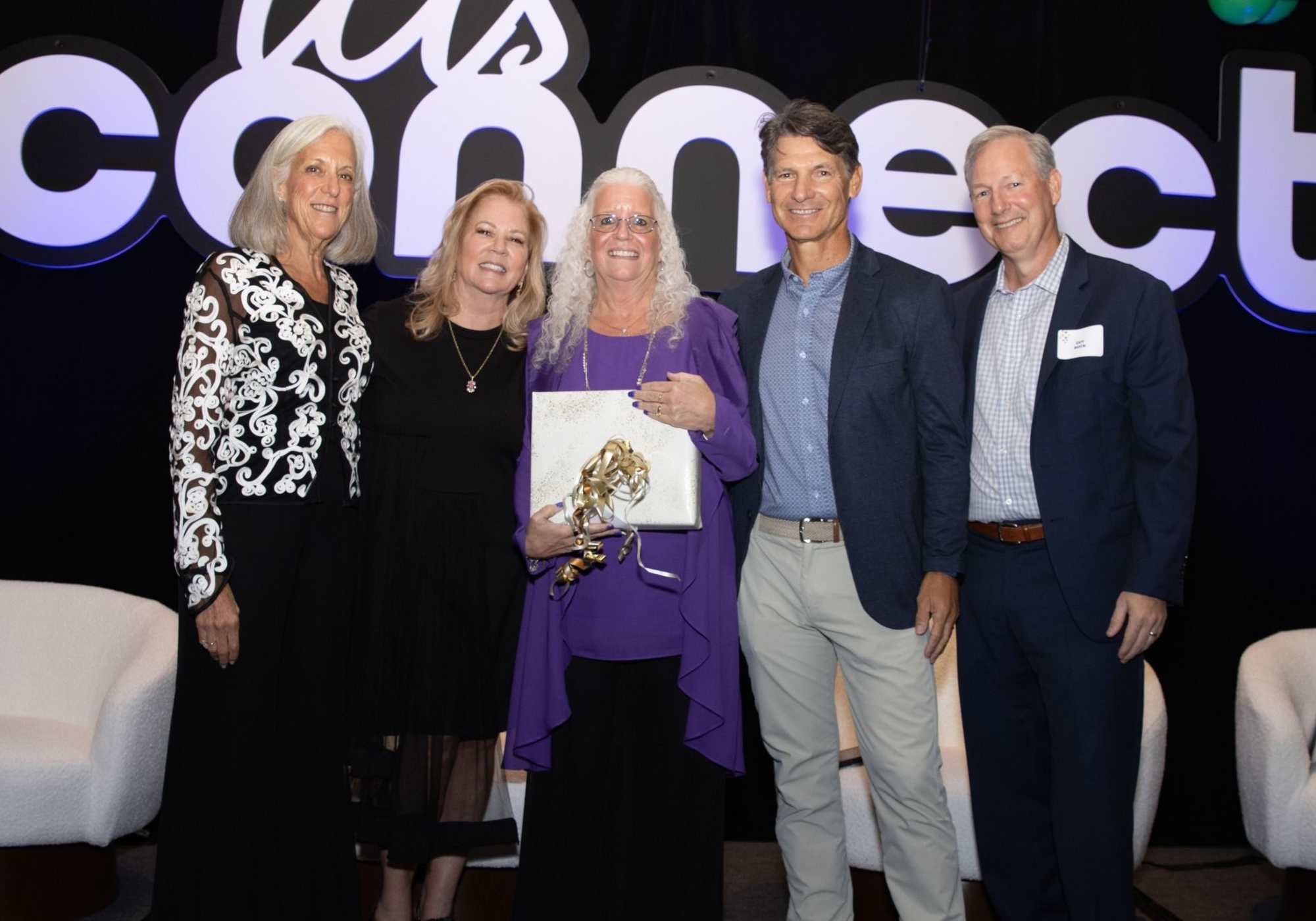 People received an award at Drucker + Falk in Newport News Virginia