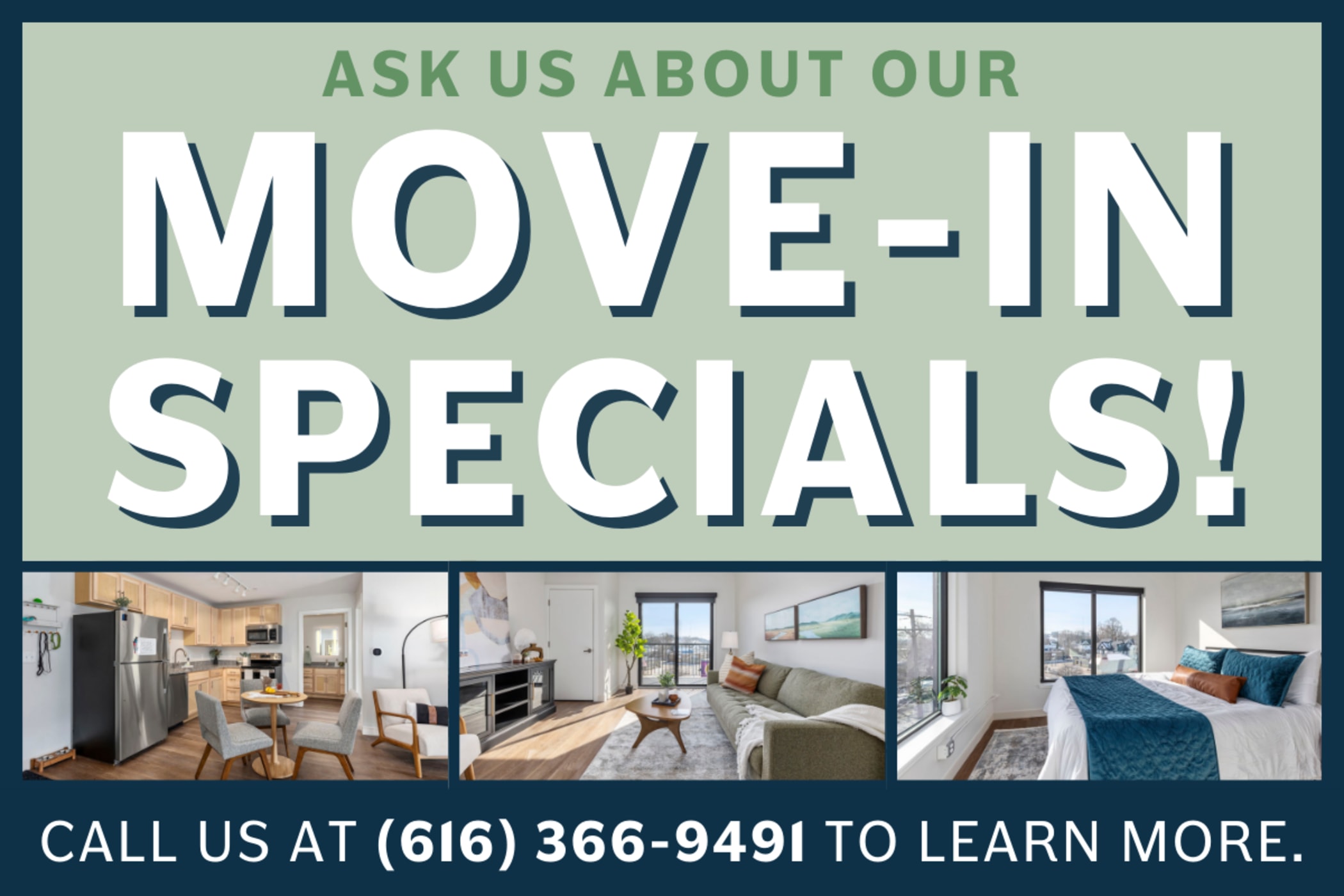 Ask us about our move-in specials.