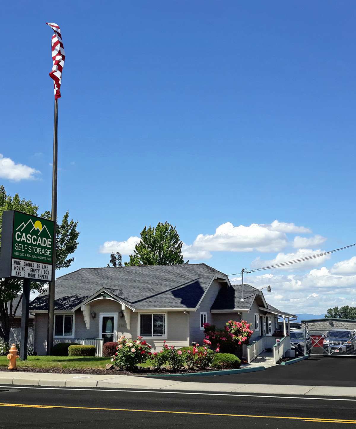 Cascade Self Storage in Medford, Oregon