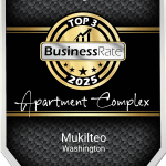Business Rate Top Apartment Complex in 2025 at Carvel Harbour Pointe in Mukilteo, Washington