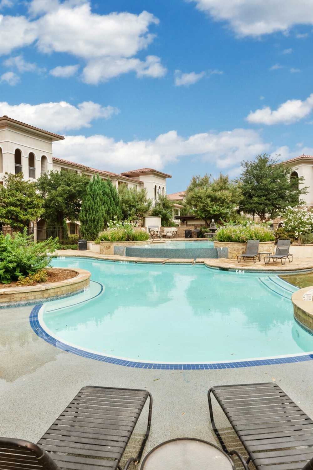 Sparkling pool at Renaissance At North Park in Lubbock, Texas