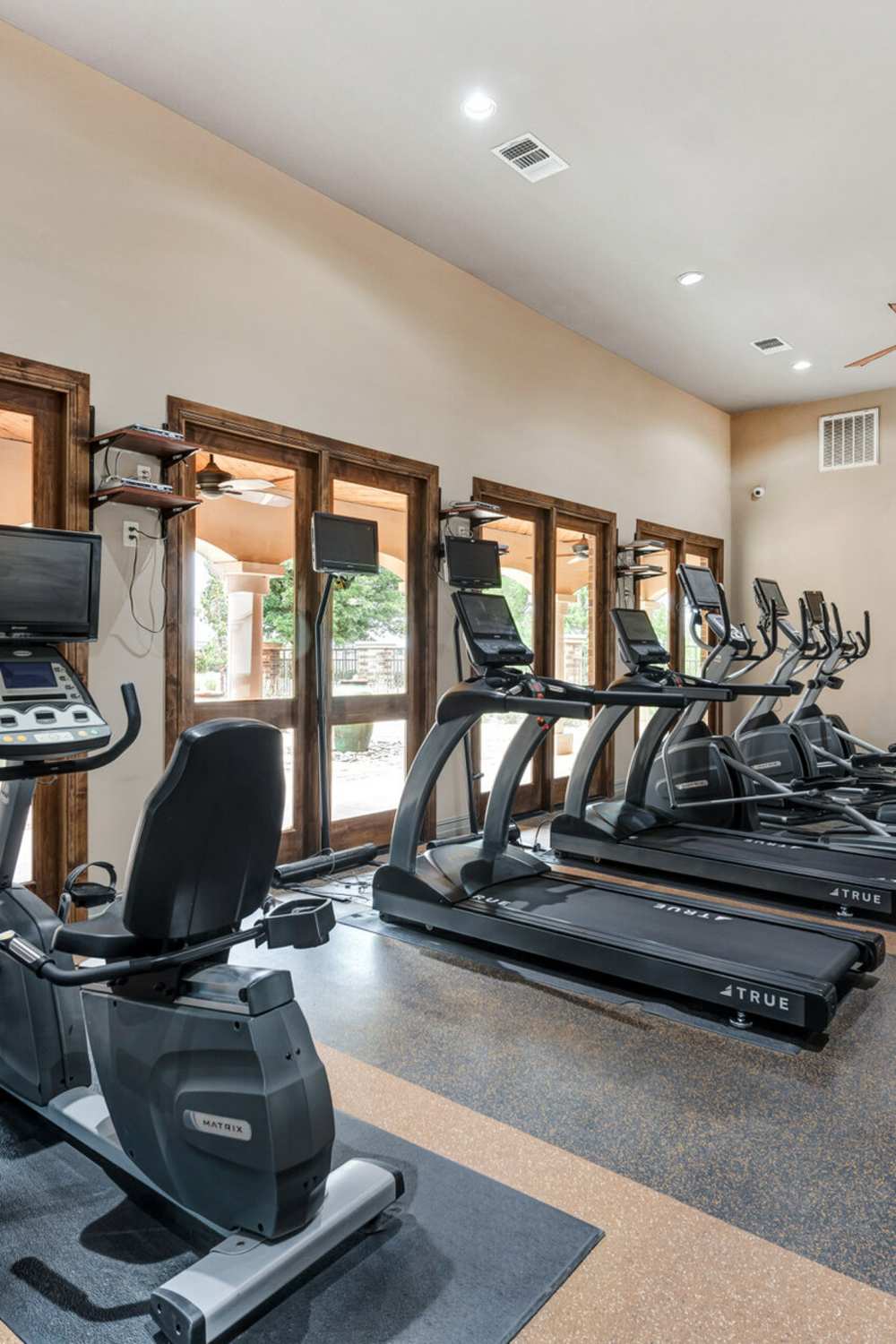 Fitness studio at Renaissance At North Park in Lubbock, Texas