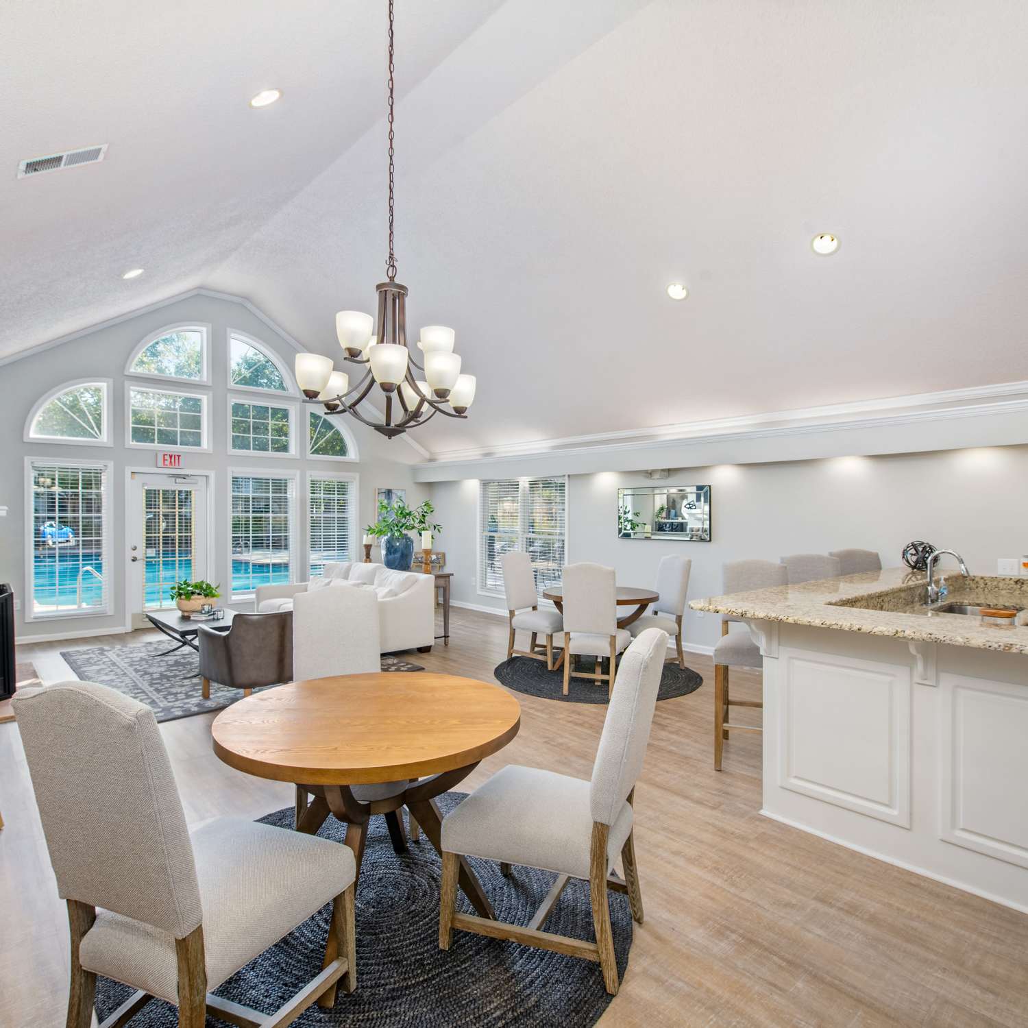 leasing center at Hollis 7601 in Charlotte, North Carolina