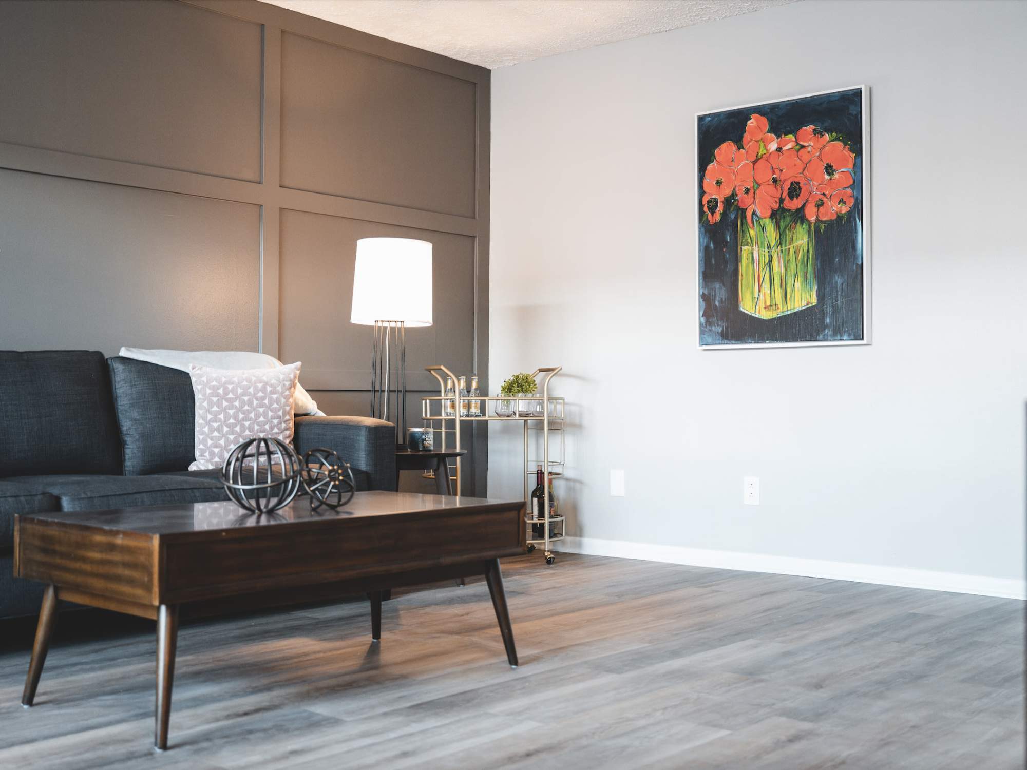 Open living space at Wynnwood at Freedom Road in Cranberry Township, Pennsylvania