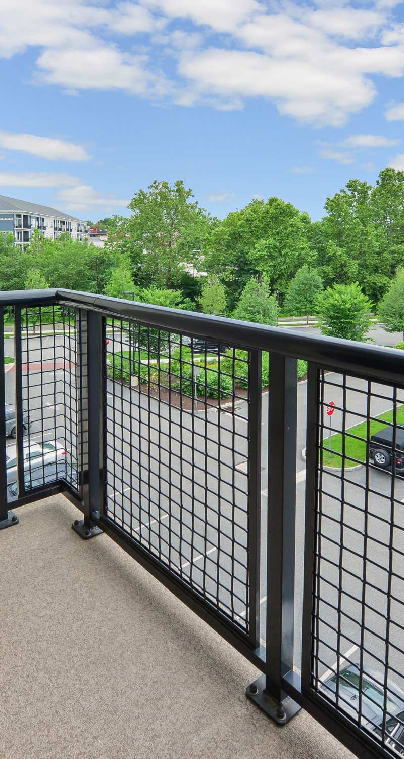 Private balcony at Riverworks in Phoenixville, Pennsylvania