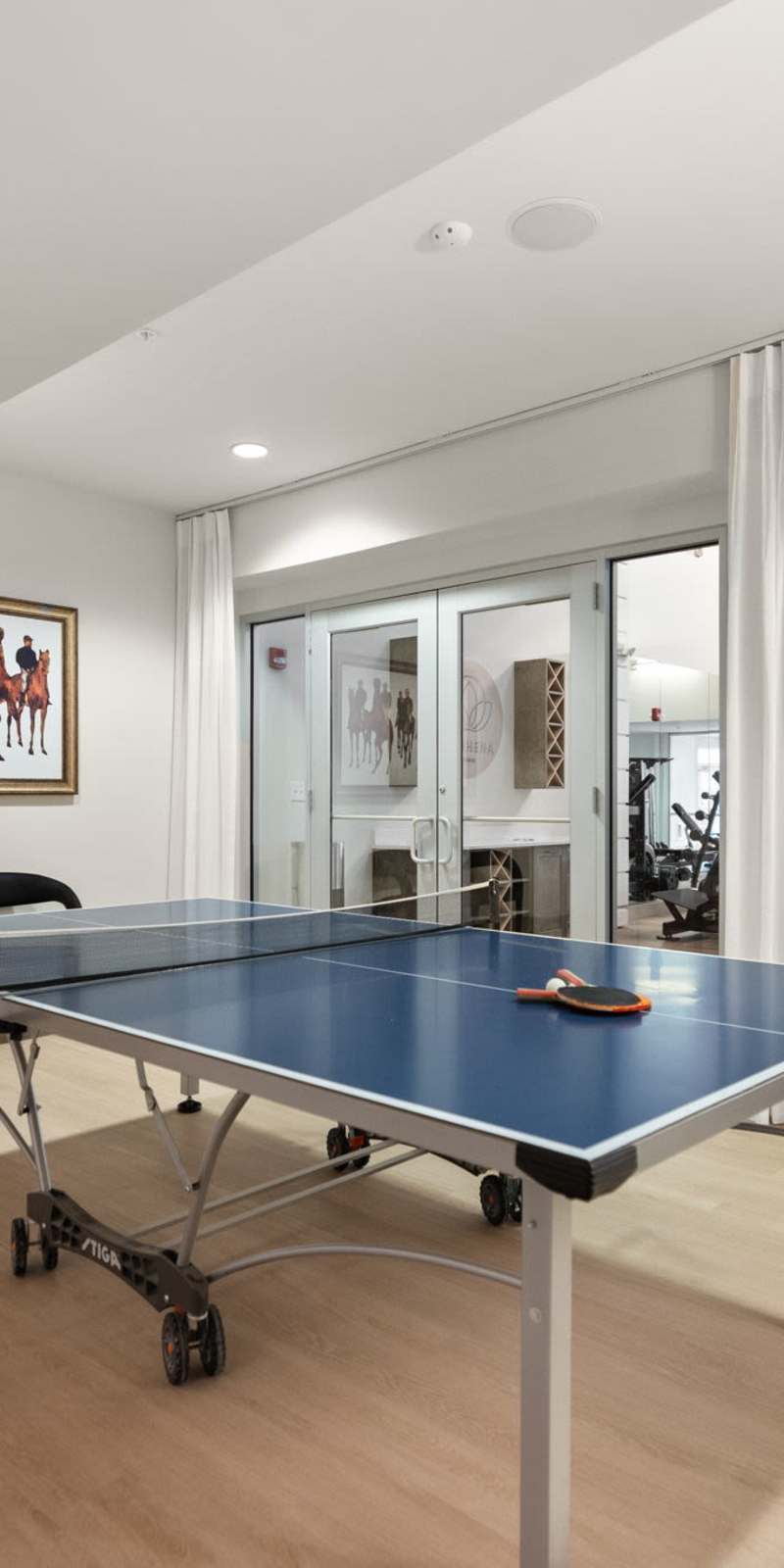 Ping Pong table in clubhouse at The Wyatt in Lexington, Kentucky