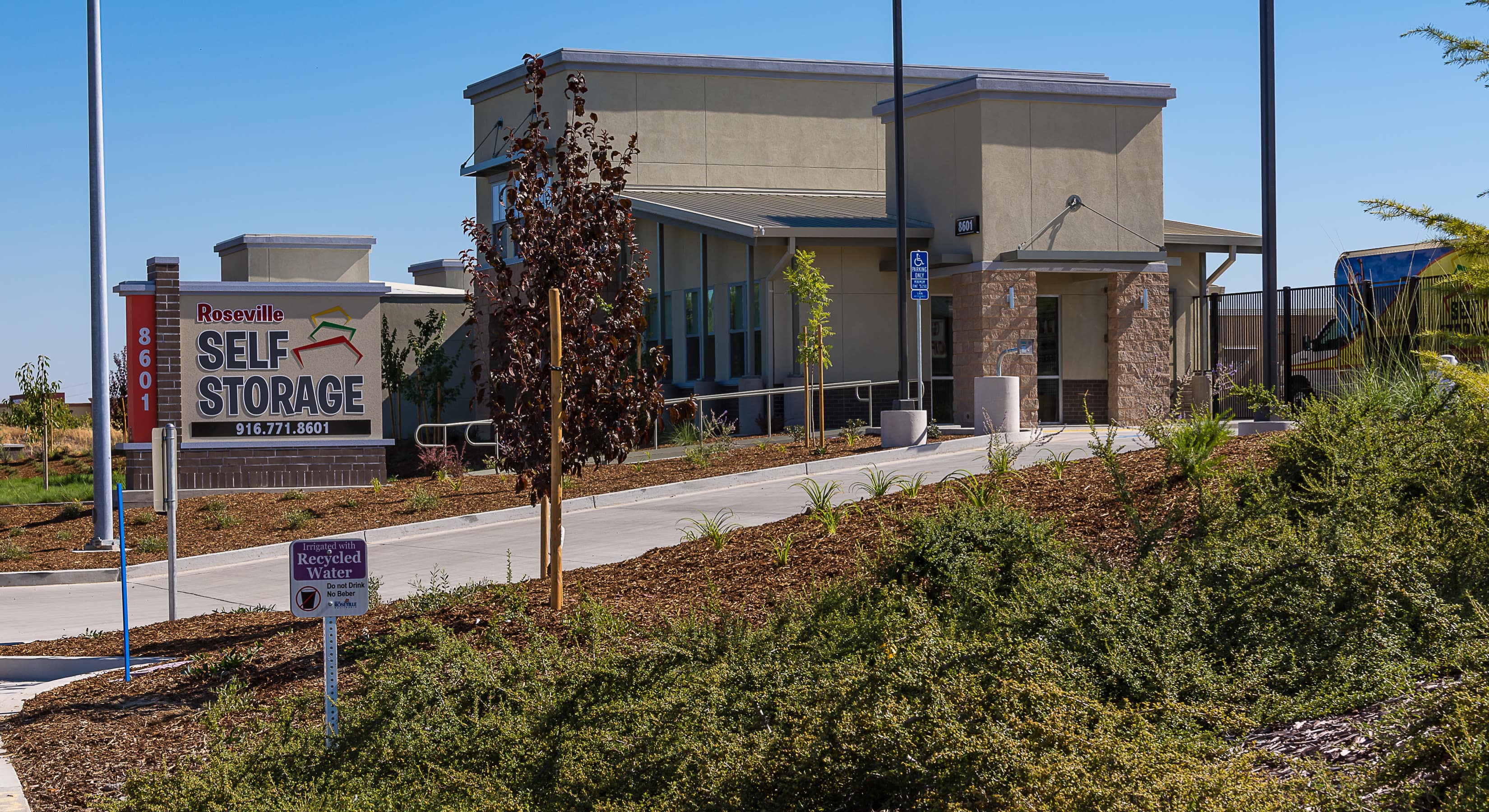 Storage at Roseville Self Storage in Roseville, California