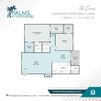 Two Bedroom, The Dunes at The Palms at Casselberry in Florida