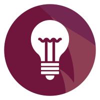 Think More icon depicting a lightbulb The Hearth at Stones Crossing