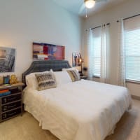 Furnished bedroom at Bellrock Upper North in Haltom City, Texas