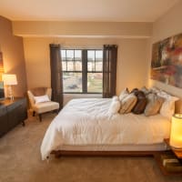 Virtual tour of a two bedroom B apartment at Rochester Village Apartments at Park Place in Cranberry Township, Pennsylvania
