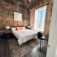 Bright bedroom at Main Street Living in Columbia, South Carolina, 